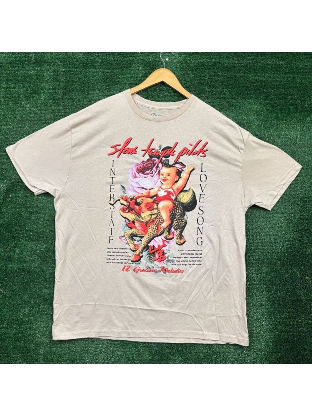 Stone Temple Pilots Purple Interstate Love Song Rock Band T-Shirt Size 2XL
